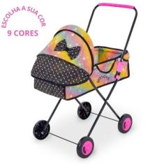 Carrinho de Boneca MIlano (ESCOLHA A SUA COR ) Roma Bebê Reborn Alive 