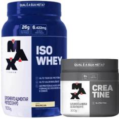 Combo para Definição do Shape: Iso Whey Isolado Max + Creatina Pura Ze