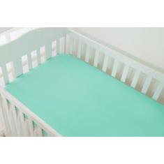 Lençol de Elástico + Fronha 100% Algodão Para Berço Toque Macio Anti A