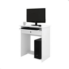 Escrivaninha Office Mesa De Computador Com Suporte De Teclado E Gaveta
