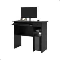 Escrivaninha Office Mesa De Computador Com Gaveta Suporte De Teclado E