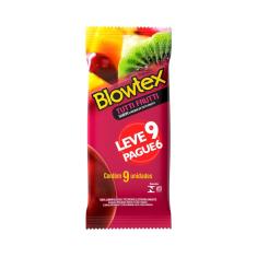 Preservativo Blowtex Tutti Frutti Leve 9 Pague 6 unidades