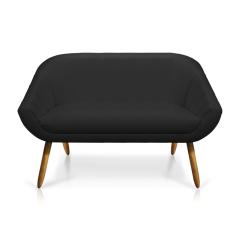 Namoradeira Giovana 02 Lugares Corino Preto Castanho