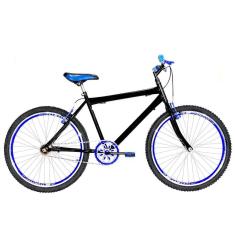 Bicicleta Masculina Aro 26 Mtb Aero Cor Preta E Azul