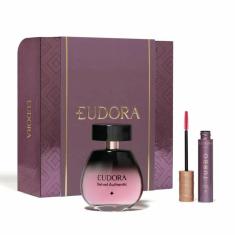 Kit Eudora Colônia Velvet Authentic 100ml + Máscara de Cílios Soul Turbo 10g