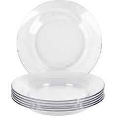 Jogo de Pratos Fundos Duralex 6 Peças - Marinex