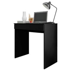 Escrivaninha para Computador 1 Gaveta Alexia Preto 1863 AJL Móveis