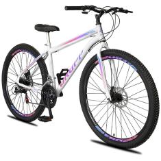 Bicicleta Aro 29 Dropp Sport Aero Aço Carbono 21 Vel Marchas Freio a Disco-Unissex
