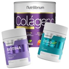 Colágeno Verisol Hialuron + Celluoff + Biotina Nutrilibrium, Laranja c
