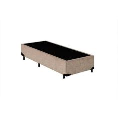 Cama Box Solteiro Belos Sonhos Suede Bege 40x78x188