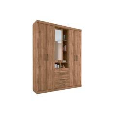 Guarda Roupa Solteiro 5 Portas e 3 Gavetas Havana Star 5.3 Atacama - Santos Andirá