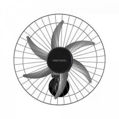 Ventilador de Parede Ventisol Turbo 6 Steel 50cm, Preto, Bivolt
