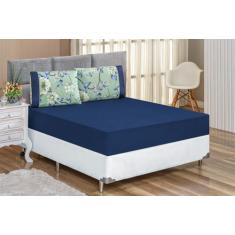 Jogo de cama naturalle king 3 peças micropercal 200 fios top - SAFIRA 