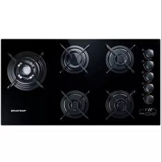 Cooktop a Gás 5 Bocas Superautomático Quadrichama BDT85AE Brastemp