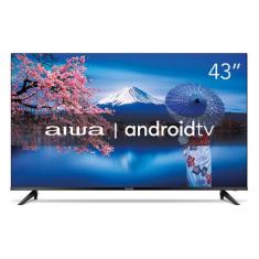 Smart TV AIWA 43 Android Full HD Borda Ultrafina HDR10 Dolby Áudio AWS