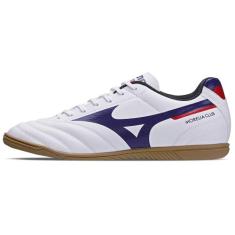 Chuteira Futsal Masculina Mizuno Morelia Club IN, Branco, 41