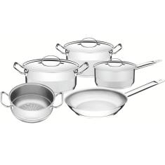 Jogo de Panelas Tramontina Professional Inox Fundo Triplo 5p