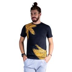 Camiseta Mister Fish Estampado Palmeiras Masculina-Masculino