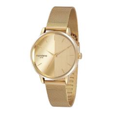 Relogio Mondaine Feminino Ref: 32117lpmvde1 Mesh Dourado