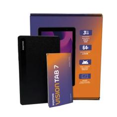 Tablet Positivo Vision Tab 7, 64GB, 3GB RAM, Octa-Core, Tela 7" IPS, Wi-Fi, 3100mah, Android 14 Go, Preto