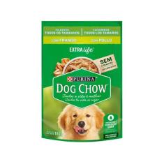 Ração Úmida para Cachorro Filhote Sachê Dog Chow - ExtraLife Frango 10