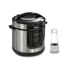 Panela De Pressão Elétrica Digital Epp60di 220v Eos Com Moedor Sal Ou 