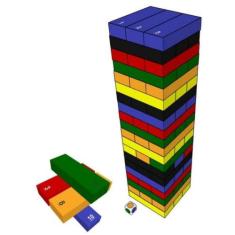 Torre Desafio - Carimbrás - Brinquedo Educativo De Madeira
