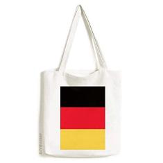 Bolsa de lona com bandeira nacional da Alemanha, bolsa de compras casual