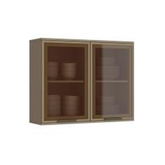 Armário De Cozinha Modulado Connect C/ 2 Portas C/vidro Duna - Henn