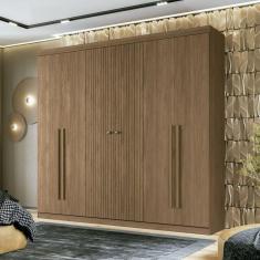 Guarda Roupa Buriti 06 Portas Jatoba