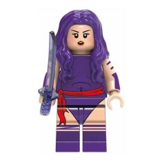 Boneco Blocos De Montar Psylocke X-Men Marvel