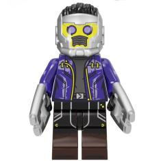 Boneco Bloco De Montar Star-Lord T`Challa Marvel Heróis