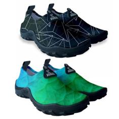 Kit 2 Tenis Sapatilha Pesca Treking caiaque Aquatica Beach Tennis Fute