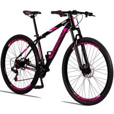 Bicicleta 29 Aluminum Raider 21 Marchas Freio a Disco com Suspensão-Unissex