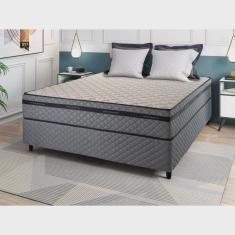 Cama Box Casal com Base Sommier 138x188x64cm Fenix Special Hellen Colchões