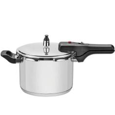 Panela de Pressão Tramontina Brava 6L em Aço Inox com Fundo Triplo Cin