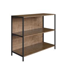 Estante Alta Multiuso Steel Quadra Vermont e Base Metálica Preto 90 cm - D'Rossi