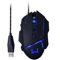 Mouse gamer Warrior grafite 3.200DPI USB Multilaser MO262