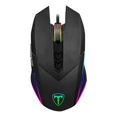 MOUSE GAMER COM FIO T-DAGGER LIEUTENANT T-TGM301, 23000295, Preto, 127,5 x 69 x 41,7 mm
