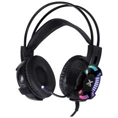 FONE HEADSET GAMER VX GAMING ENYA AUDIO 7.1 LED RGB ESTATICO USB, MICROFONE FLEXIVEL COM SOFTWARE DE AUDIO - GH400, VINIK, 31540, Preto, Dimensão do alto falante: 40mm