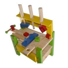 Bancada de Ferramentas Infantil em Madeira - Carimbras, Único, 14 unid