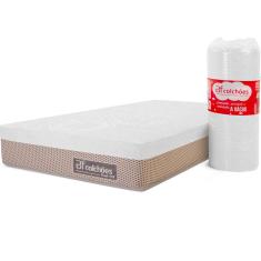 Colchão Solteirão Ortopédico Firme Vácuo Premium Original 97x203x25cm bf Colchões