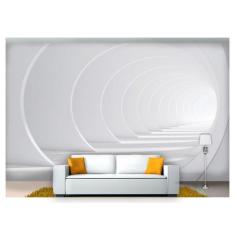 Papel De Parede Túnel Profundo Geométrico 3D At53 - Você Decora