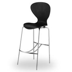 Banqueta Alta com Encosto Flash - Prima Design