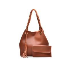Bolsas femininas grande Estilo sacola de Ombro com Bolsinha extra - Du