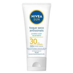 Protetor Solar Facial Toque Seco NIVEA Sun - Antissinais FPS30 40ml-Unissex