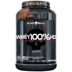 Whey Protein 100% HD Pure 900g Pote BLACK SKULL ( Isolado - Hidrolisad