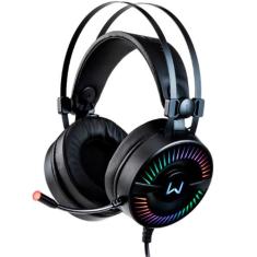 Headset Gamer Warrior Flamma PH306 - Com Microfone - LED RGB - Conecto
