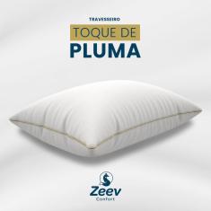 Travesseiro toque de pluma 50cm x 70cm