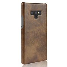 Capa para Samsung Galaxy Note 9, capa para celular Rugged Shield 360° Proteja seu telefone Capa de couro granulado para Samsung Galaxy Note 9